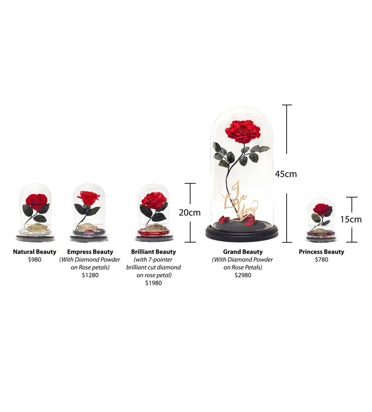 Brilliant Beauty (With Real Diamond) - MODA FLORA