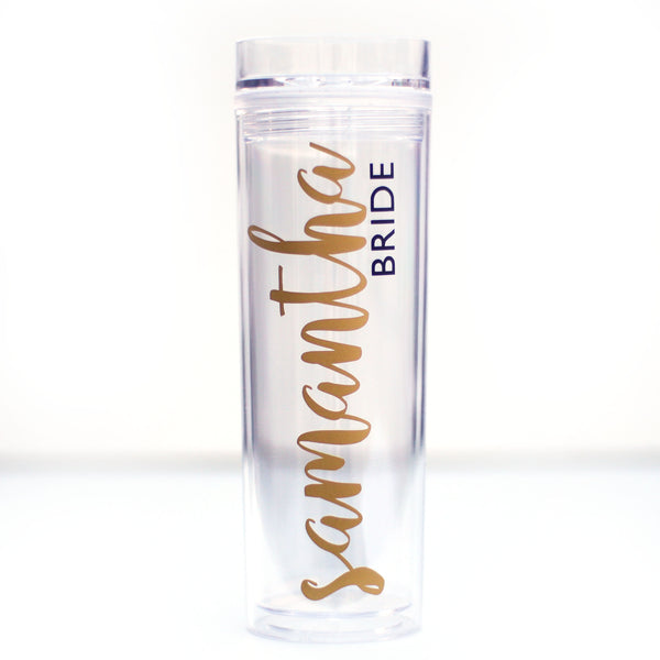 Personalised Clear Acrylic Tumbler  16oz