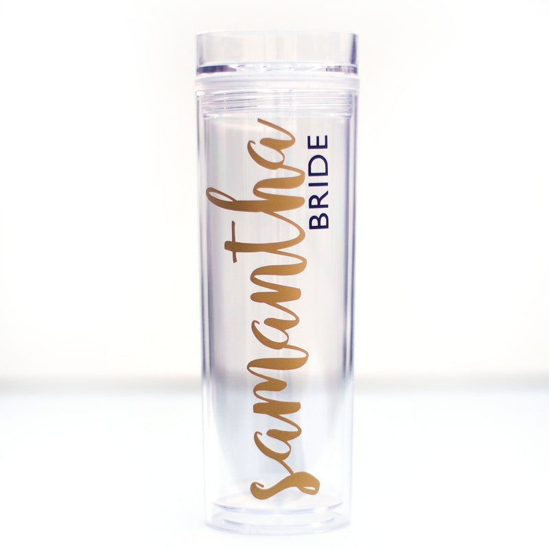 Personalised Clear Acrylic Tumbler  16oz