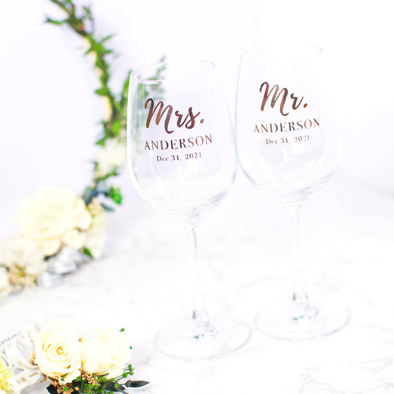 Red Wine Glass with Stem