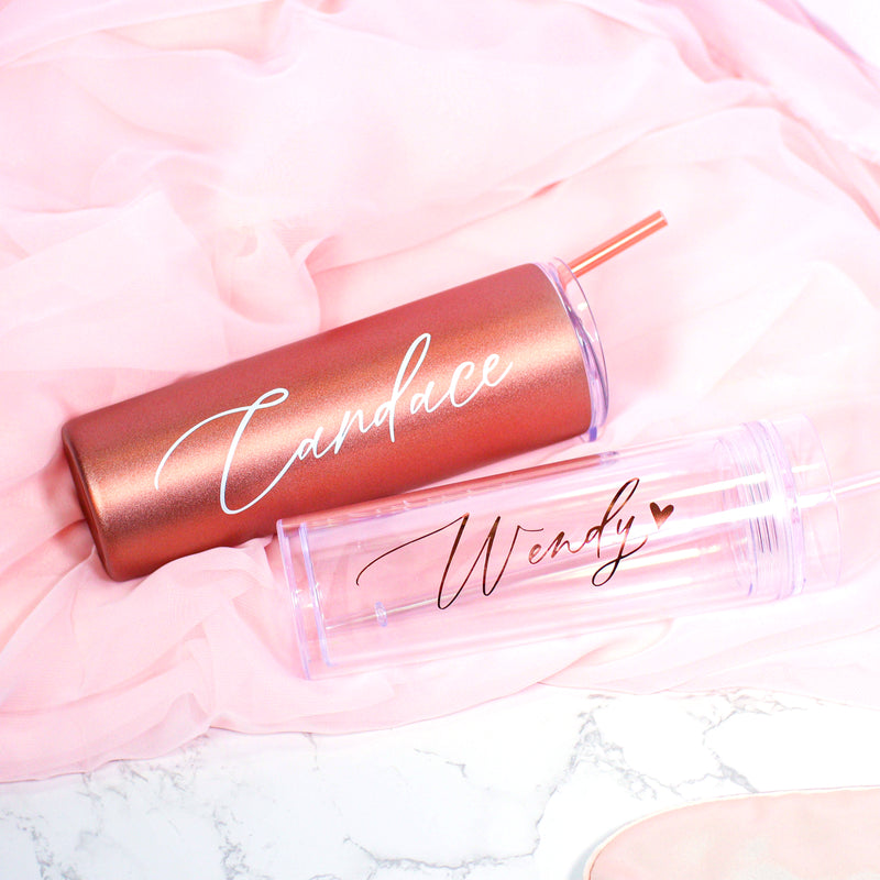 Personalised Clear Acrylic Tumbler  16oz